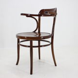 1910s office armchair J&J Kohn Nr.704 and side table,Czechoslovakia