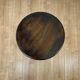 Brutalist bar stool in stained oak