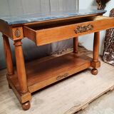 Empire console with columns