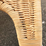 Gunghult rocking rattan armchair by James Irvine, published in 2002 by Ikea
