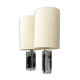 Pair of glass table lamps by Helena Tynell for Glashütte Limburg, Germany, 1970s