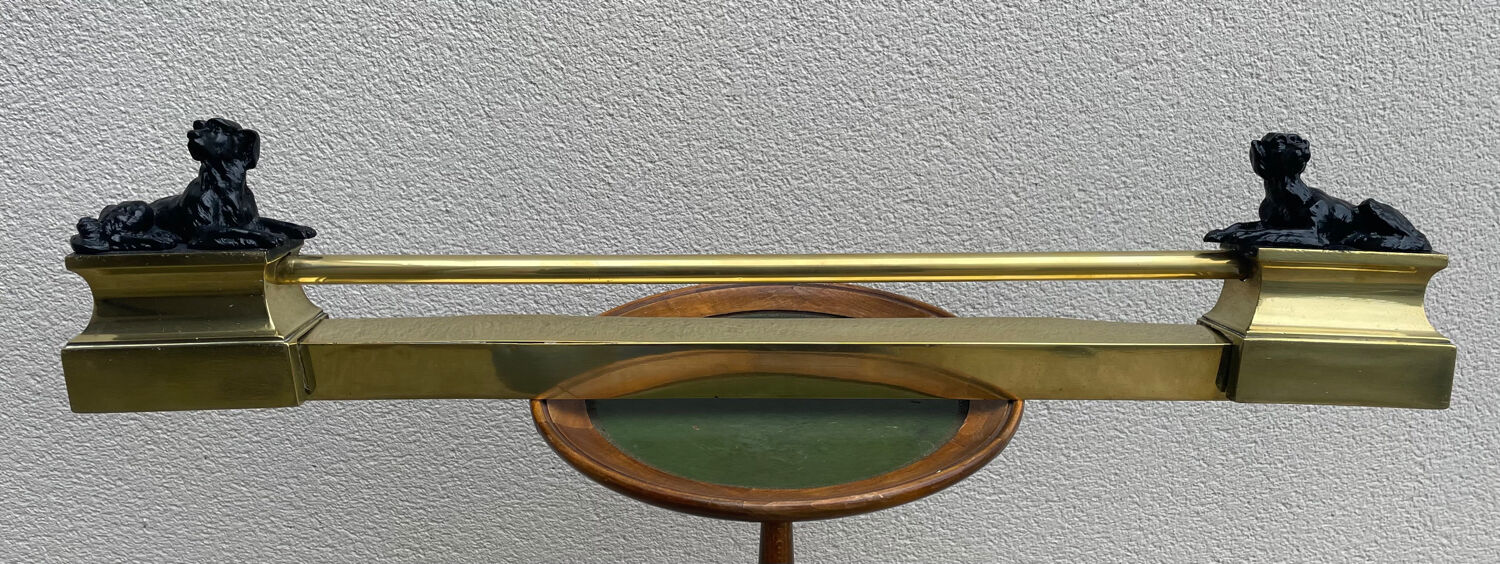 Barre de cheminée vintage