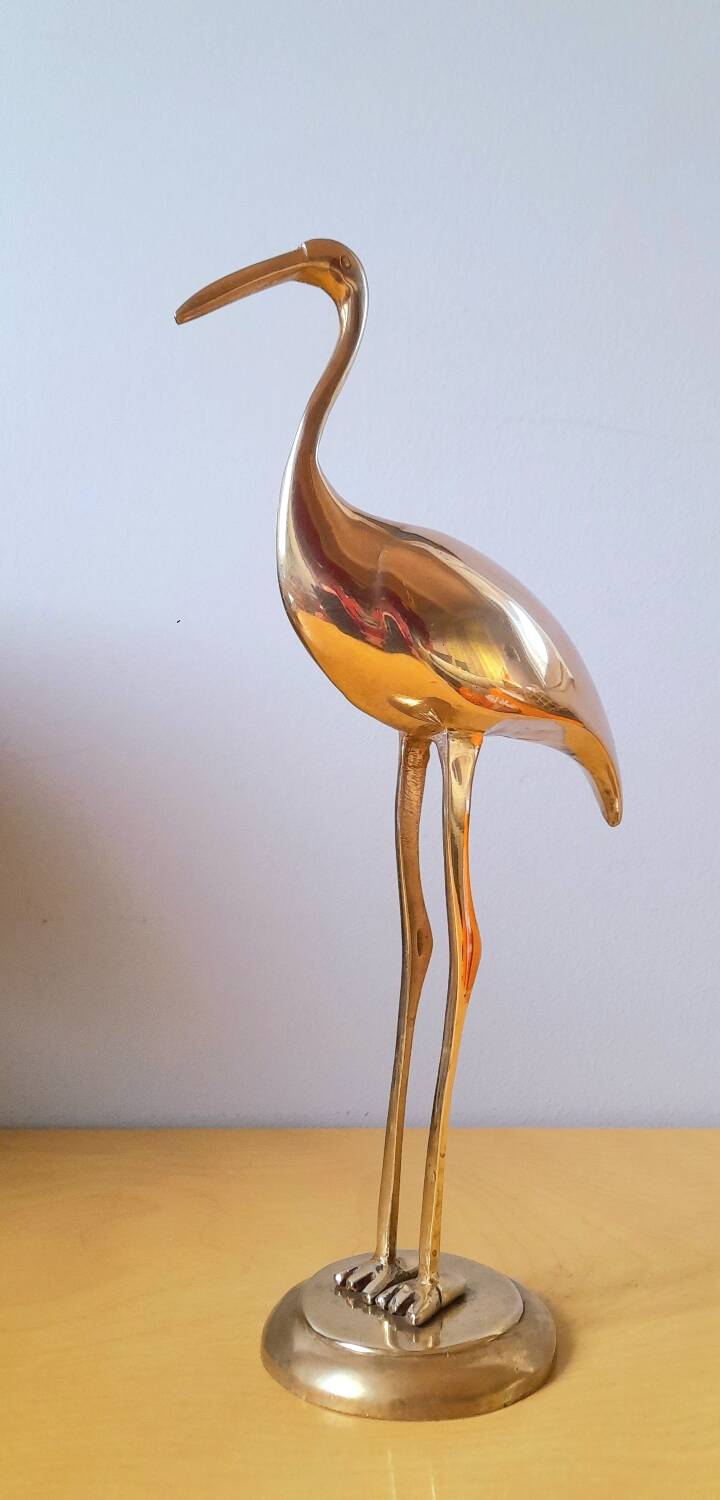Brass ibis from the 70s