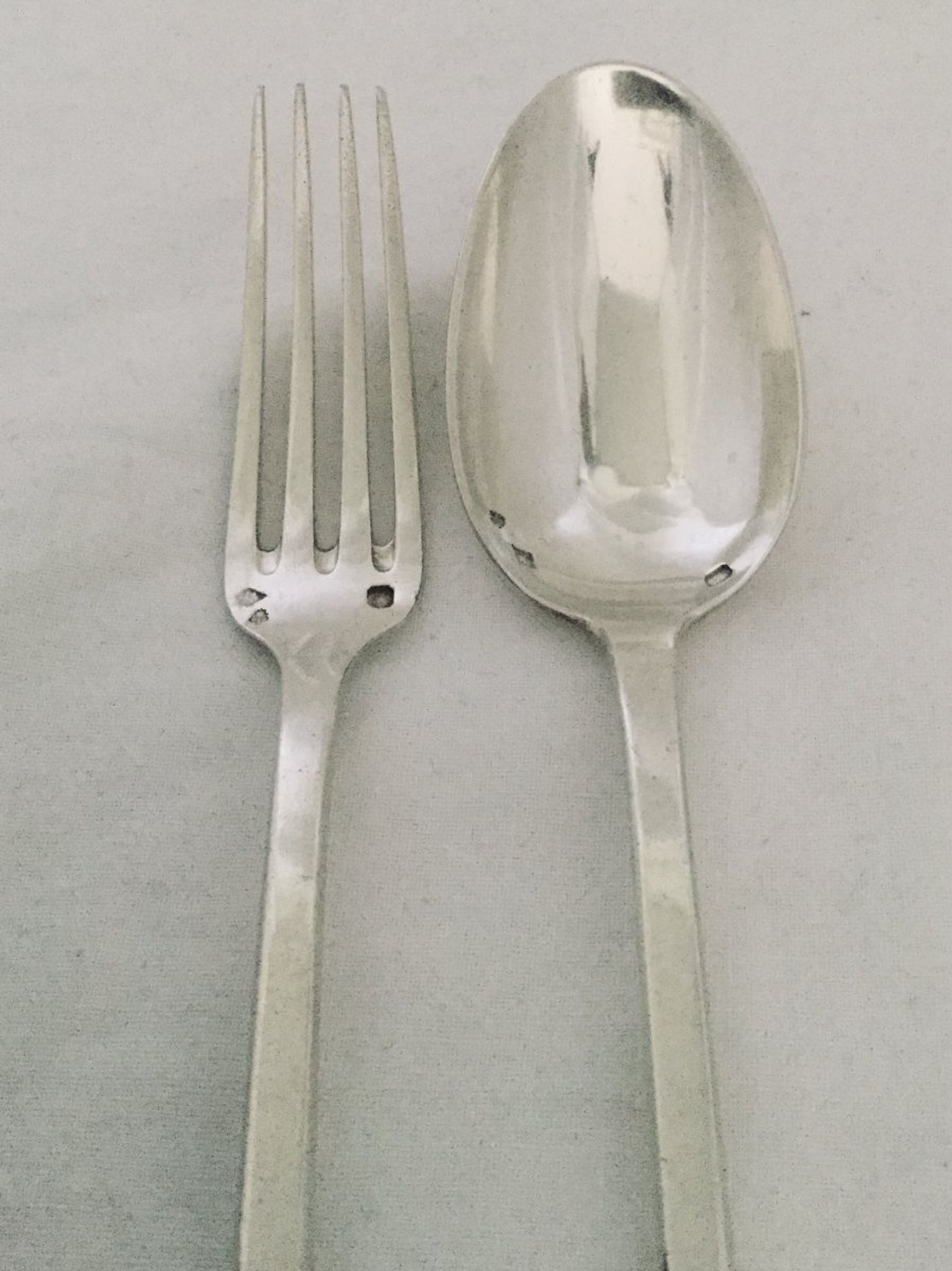 Couverts d’enfants en argent christofle