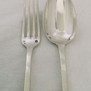 Couverts d’enfants en argent christofle