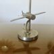 “Airplane” lamp in nickel-plated brass from the 40s and 50s