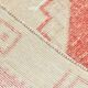 Turkish Classic Red & Cream Vintage Runner Rug, 77x379Cm