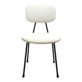 Series of 4 Kembo chairs reupholstered loop