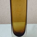 Square glass vase