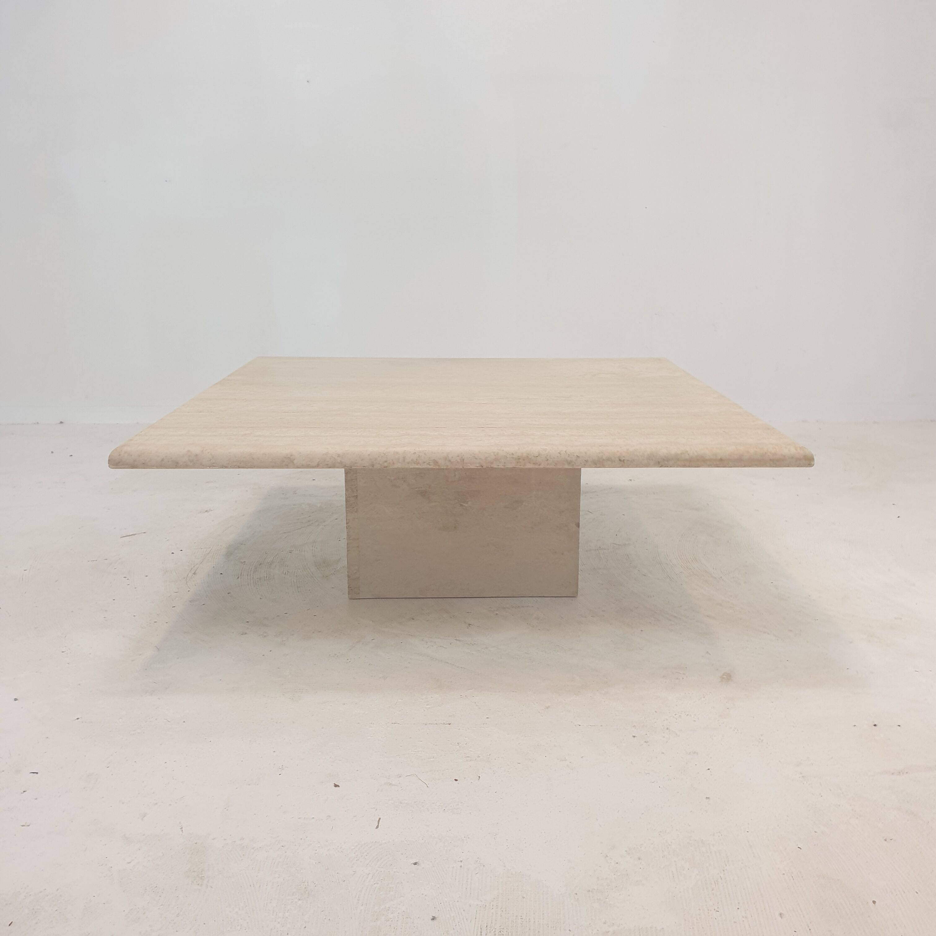 Italian Travertine Coffee Table, 1980's