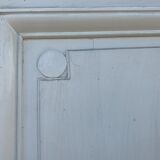 Double porte de placard Art Déco en sapin patiné Xx siècle