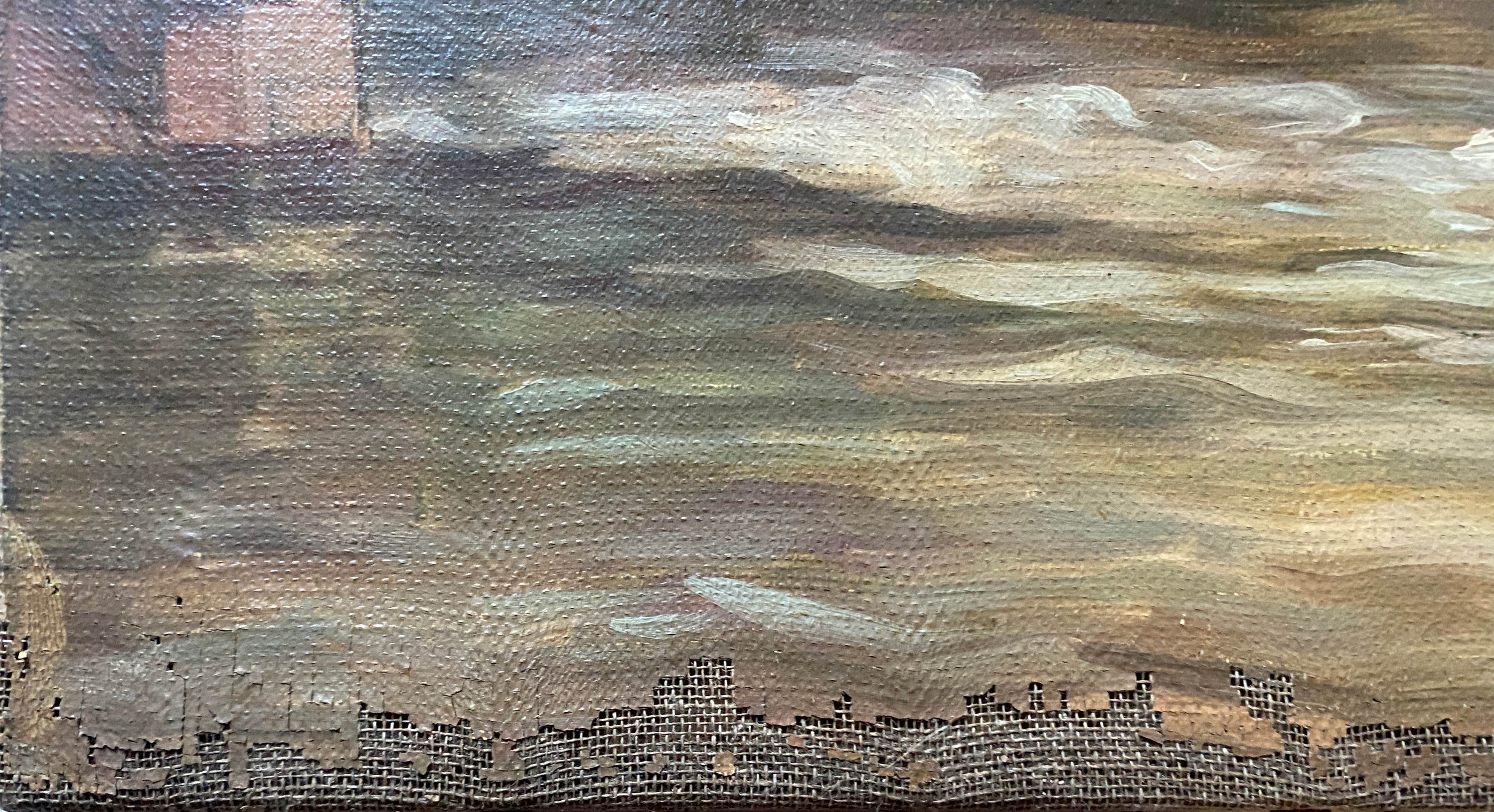 HST painting "The Bridge animated" by Gaetan Montagney