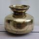 Golden brass vase