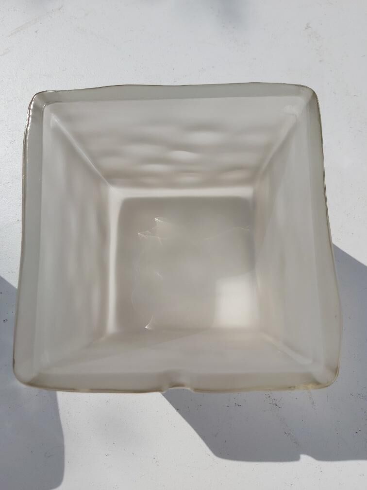 2 Ikea glass ice lamps, 80s