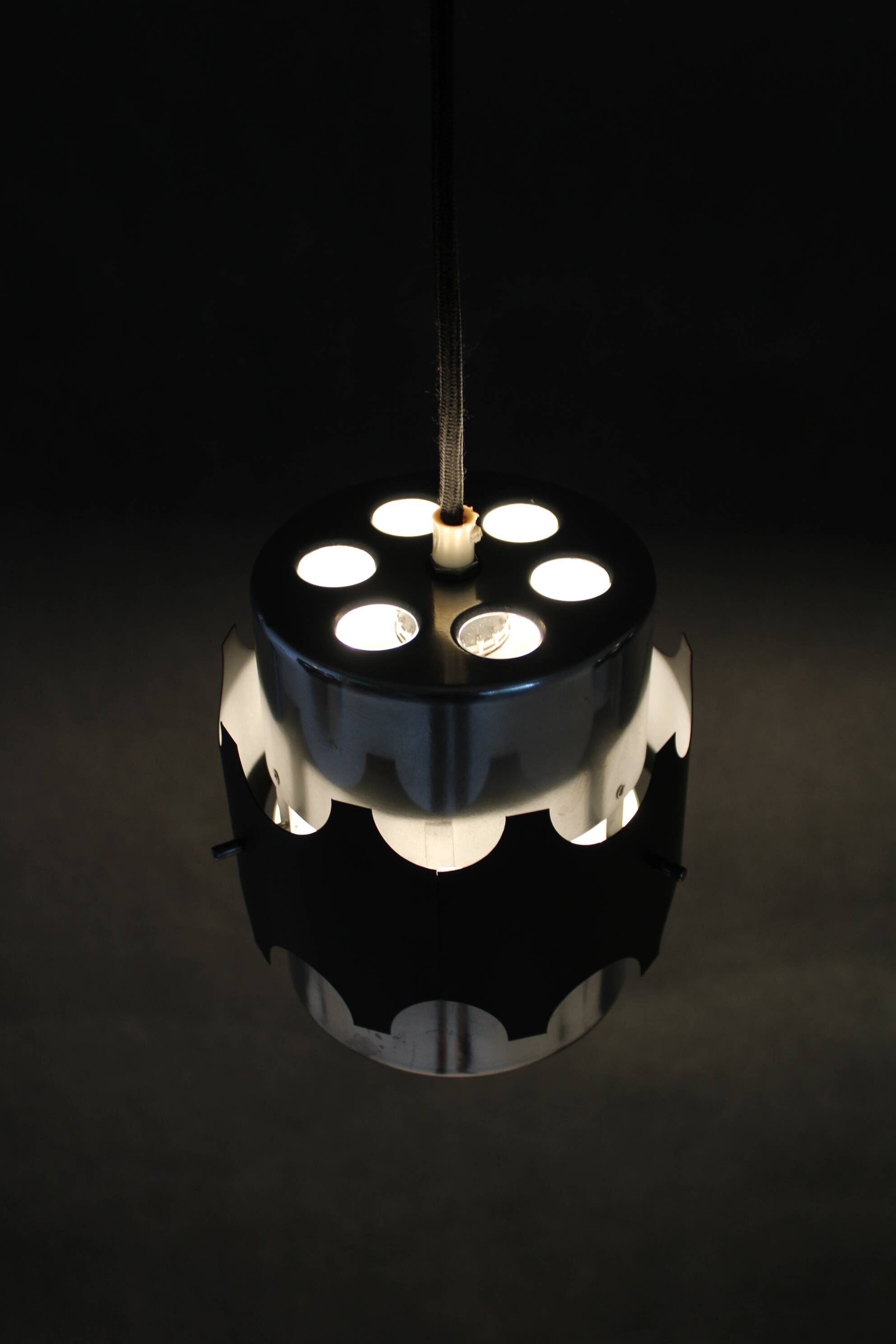 1960s Set of Three Danish Pendant Lights