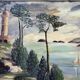Oil on canvas signed fraval le demazel - bay of paimpol