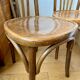 Pair of wooden bistro chairs