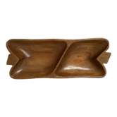 Empty pocket in exotic wood