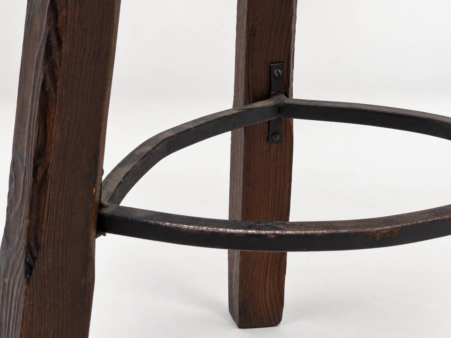 Set of 3 Vintage Brutalist Marbella Stools by Sergio Rodrigues