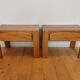 Paire de chevets en orme Maison Regain