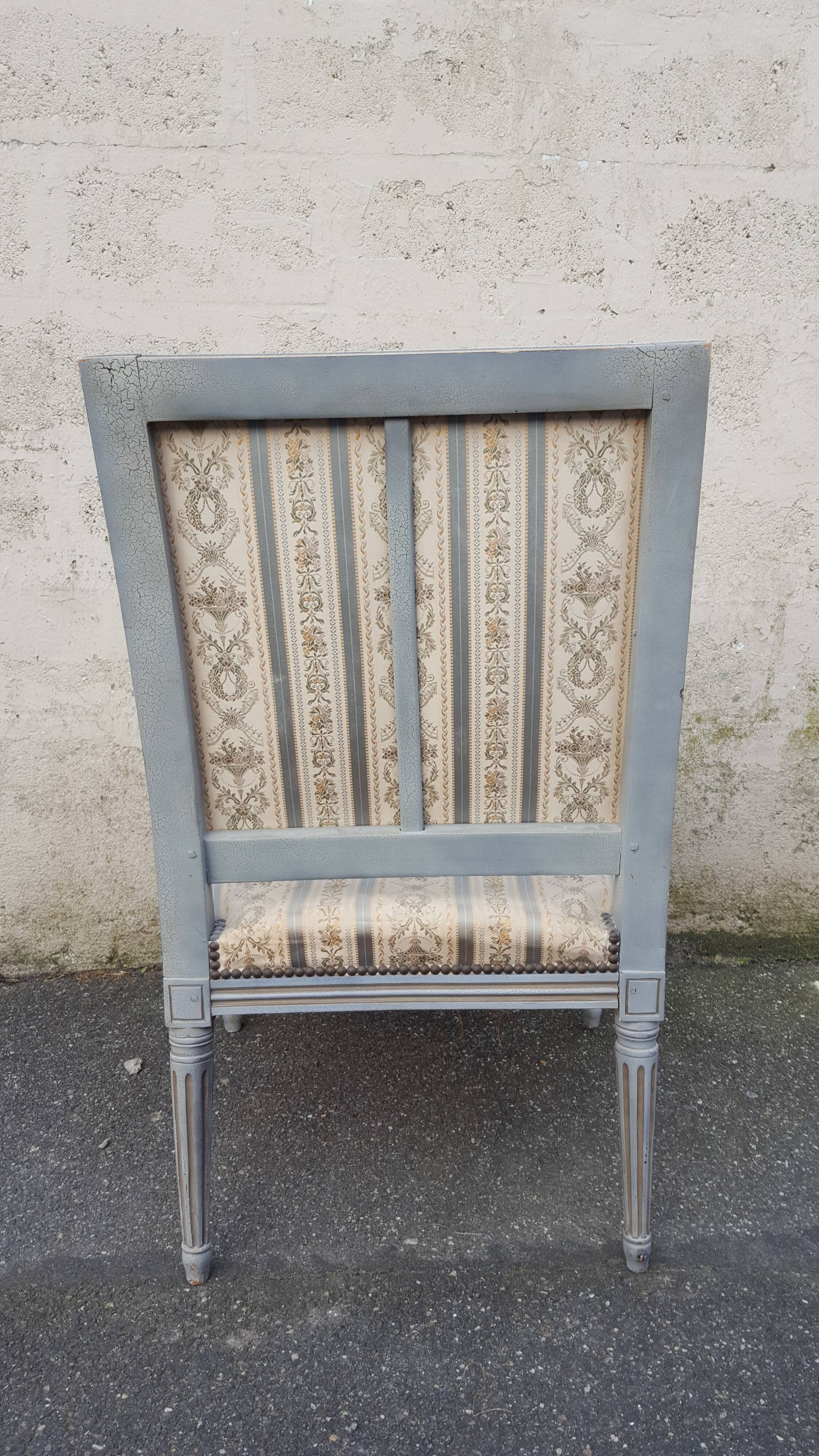 Louis XVI style armchair