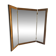 Miroir triptyque - bois massif