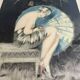 Framed Print "Le Parasol Bleu" by William Ablett – Original Art Deco Print