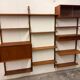 Meuble mural scandinave vintage en teck par Poul Cadovius pour Royal System