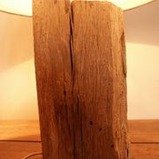 Lampe sur poutre en chêne ancienne