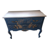 Commode 2 tiroirs en bois