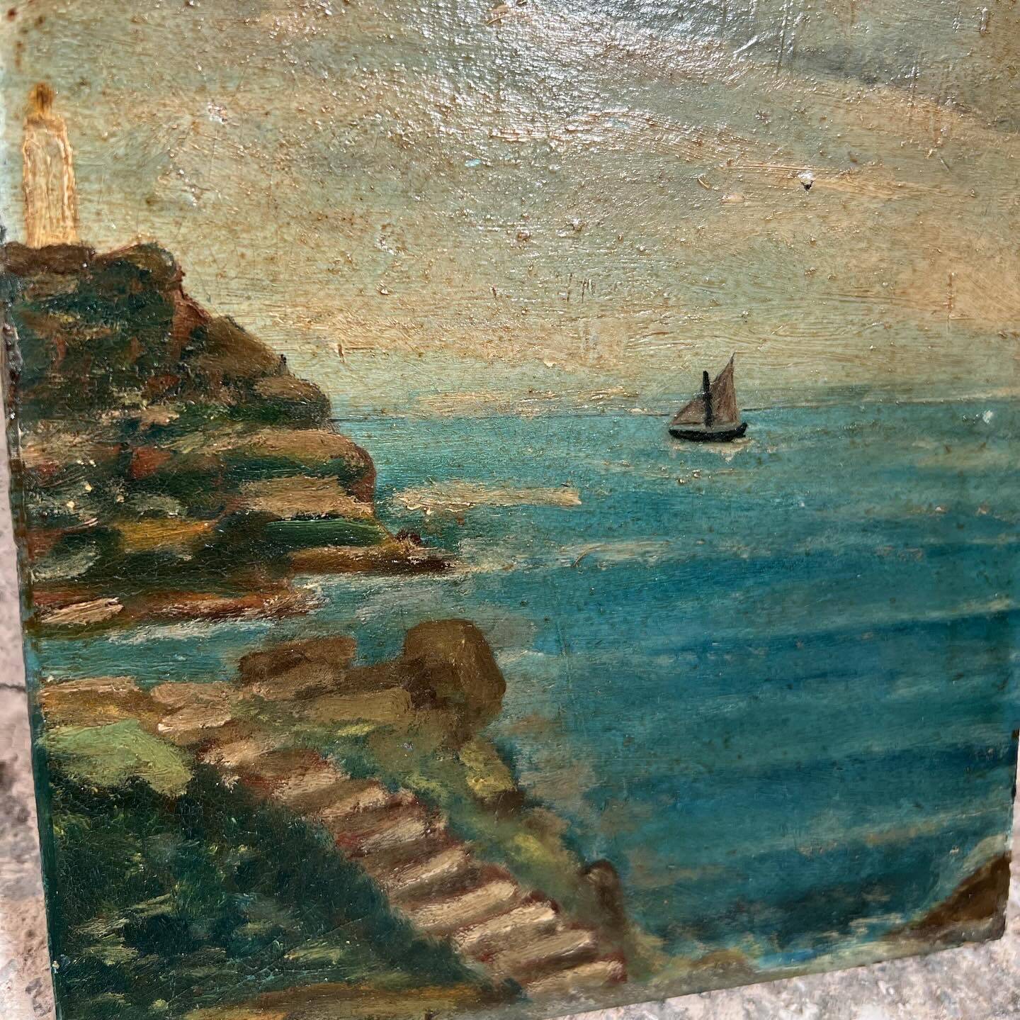 Brittany seaside marine painting