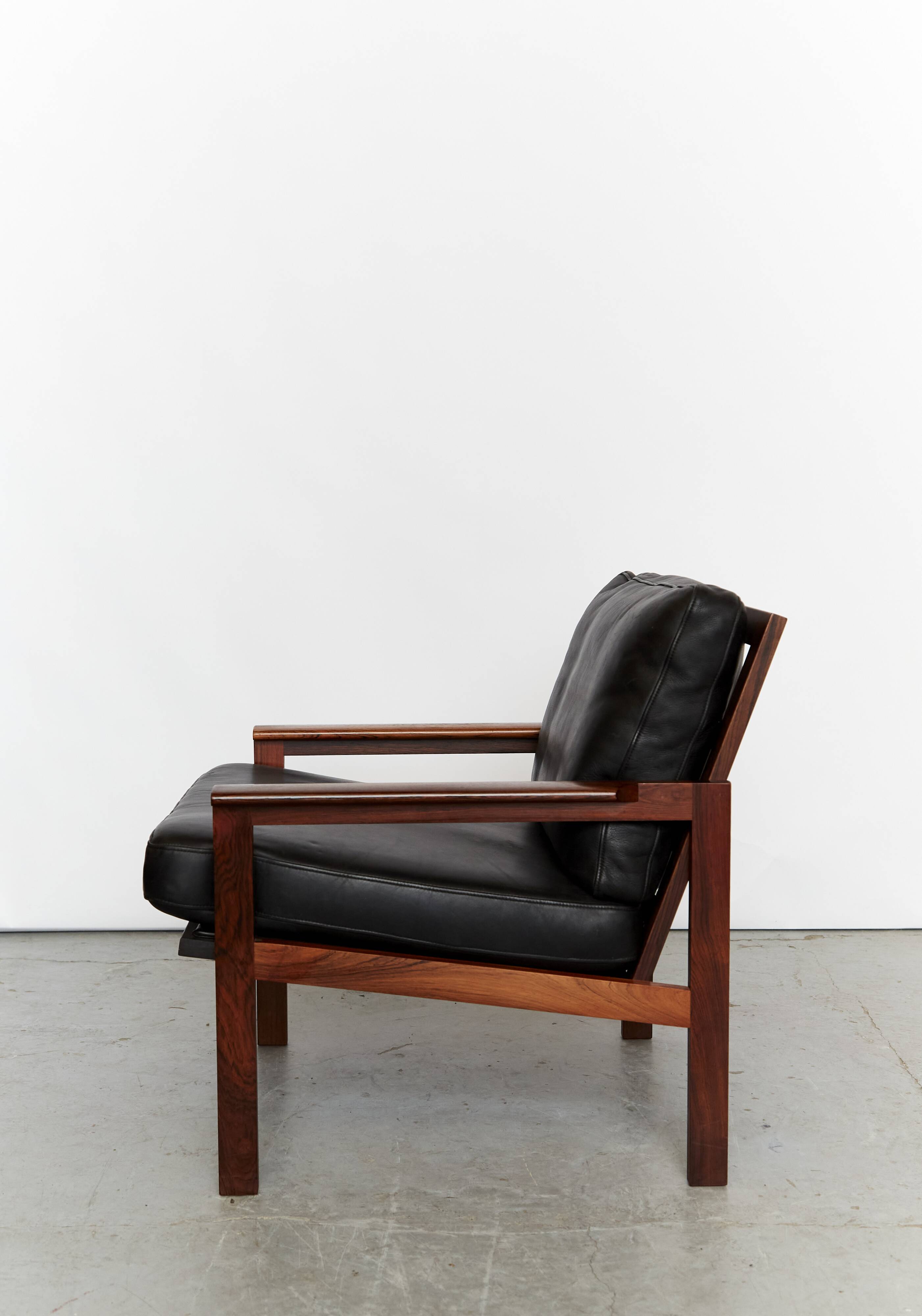 Fauteuil Mid-Century "Capella" par Illum Wikkelsø pour Niels Eilersen