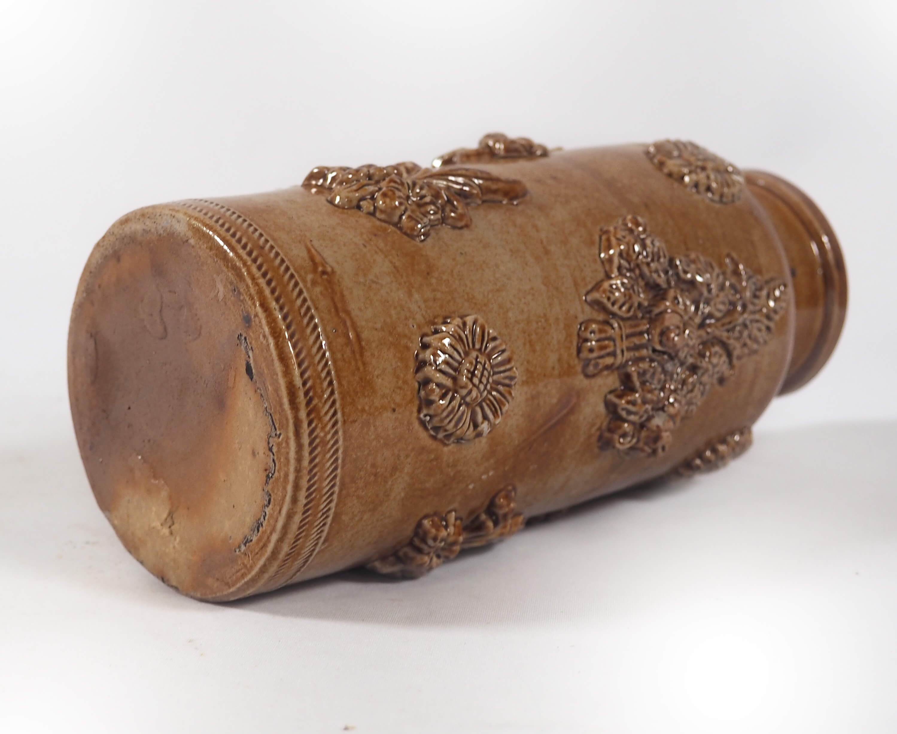 High relief vase