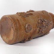 High relief vase