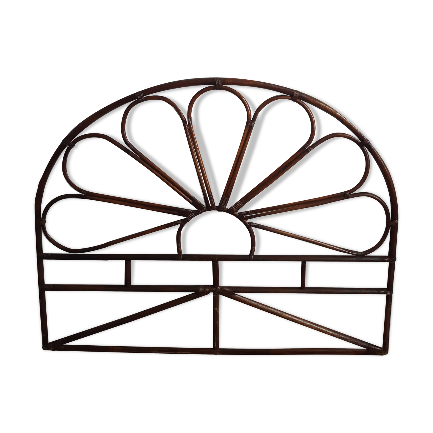 Rattan headboard 2 people