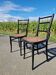 Set of 2 cane bistro chairs