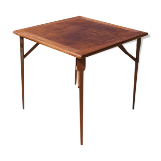 Folding game table 50s