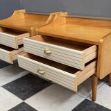 Set of 2 1960s nightstands