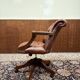 Classic English Chesterfield President Chair