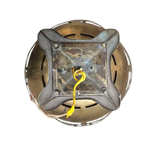 Ecole d'Amsterdam / lampe suspendue / cuivre années 1920 / Johanna van Eijbergen