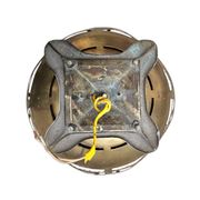 Amsterdamse School / hanging lamp / copper 1920s / Johanna van Eijbergen