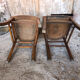 Pair of bistrot chair luterma vintage wood