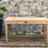 Raw wood farm table 1920