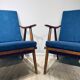 Paire de fauteuils Ton vintage 60