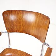 Restored Bauhaus Chrome Chair by Rudolf Vichr Prag, 1930s