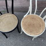 Pair of Viennese bistro chairs Bent wood