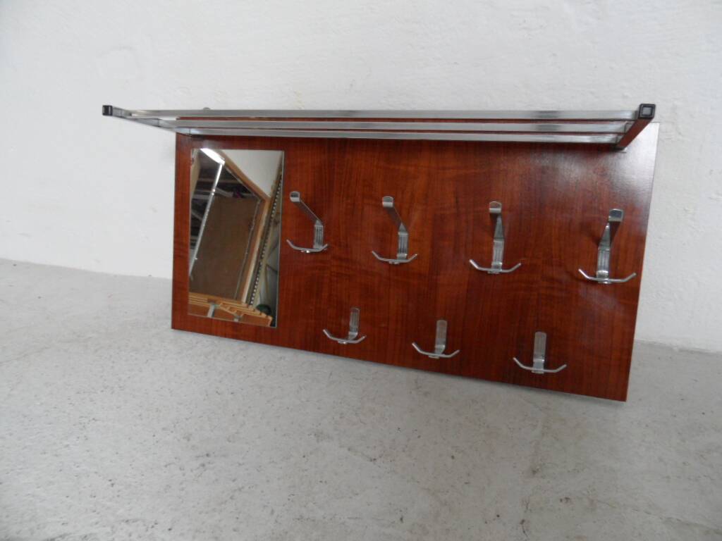 Porte-manteau suspendu vintage du milieu du siècle