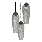 Antique cascade 3-bulb vintage chandelier