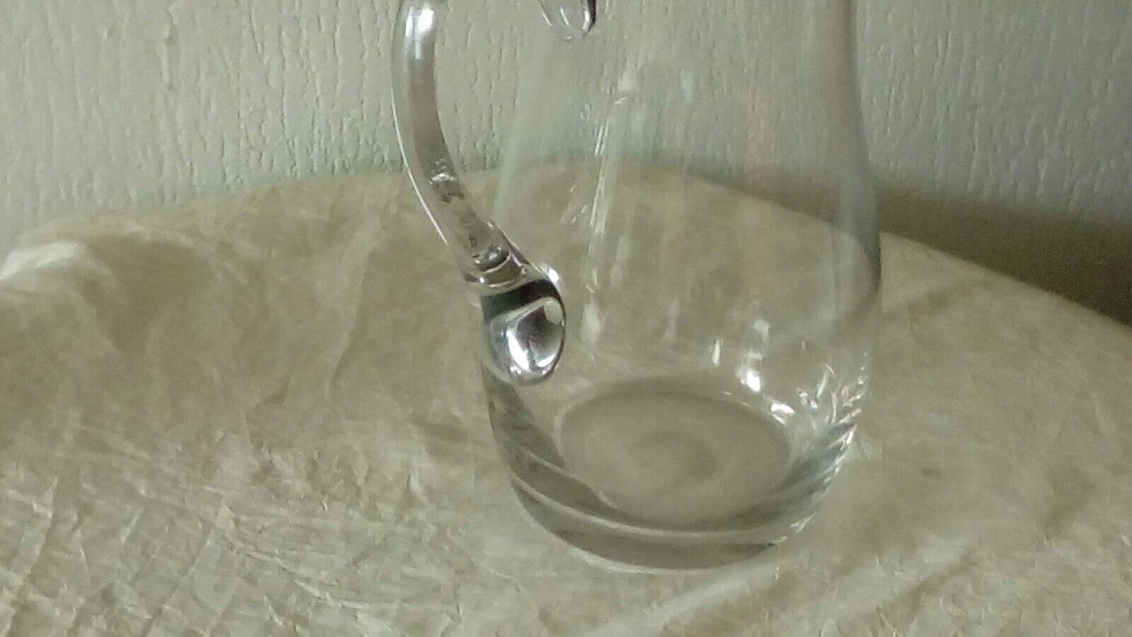 Jug carafe crystal pitcher spout tongs