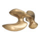 Abstract biomorphic bronze sculpture by Felix van de Beek, Netherlands, 1980s